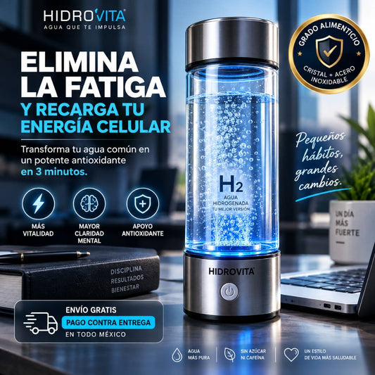 HidroVita - Botella Generadora de Agua Hidrogenada