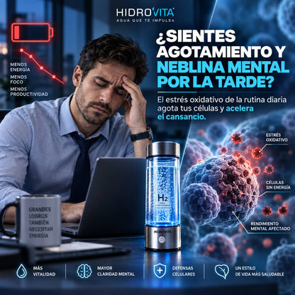 HidroVita - Botella Generadora de Agua Hidrogenada