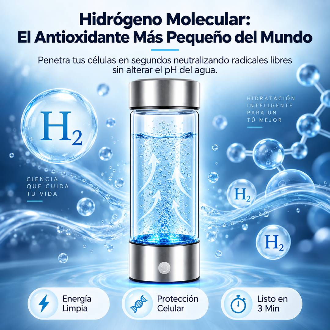 HidroVita - Botella Generadora de Agua Hidrogenada