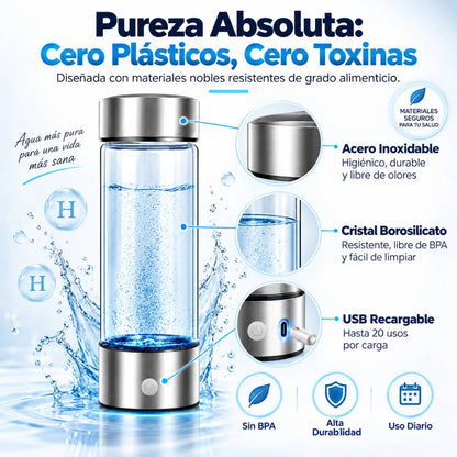 HidroVita - Botella Generadora de Agua Hidrogenada