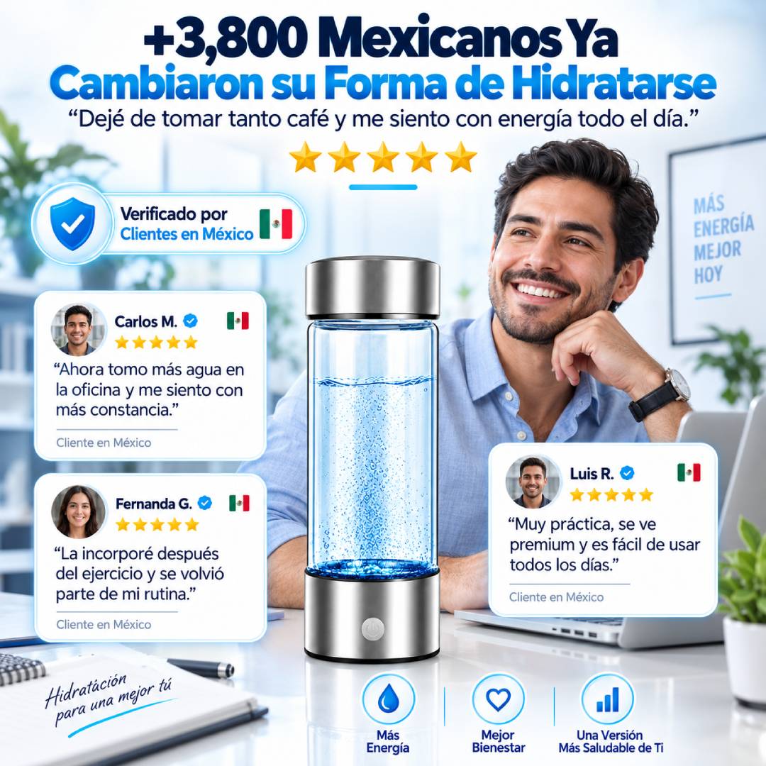 HidroVita - Botella Generadora de Agua Hidrogenada